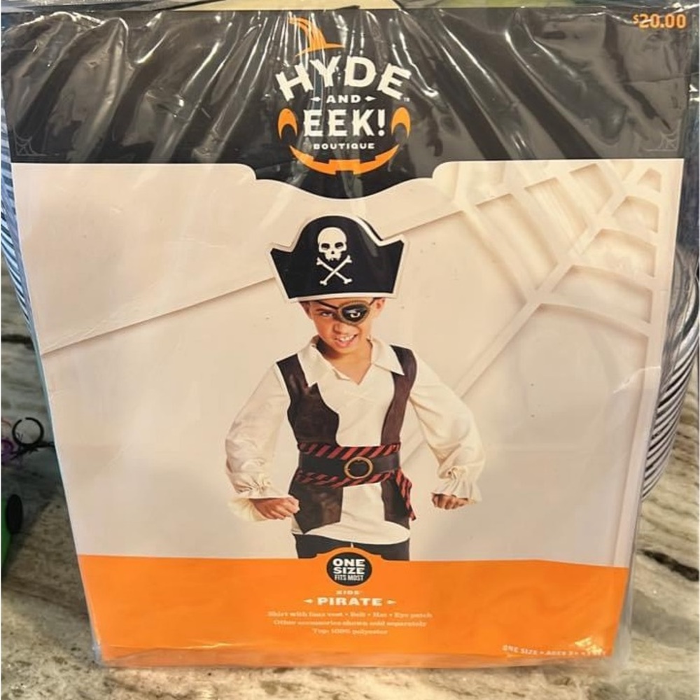 Pirate costume! Worn once!